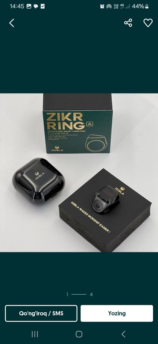 ZIKR RING SMART TASBEHLAR Elektron tasbeh bizda originallari