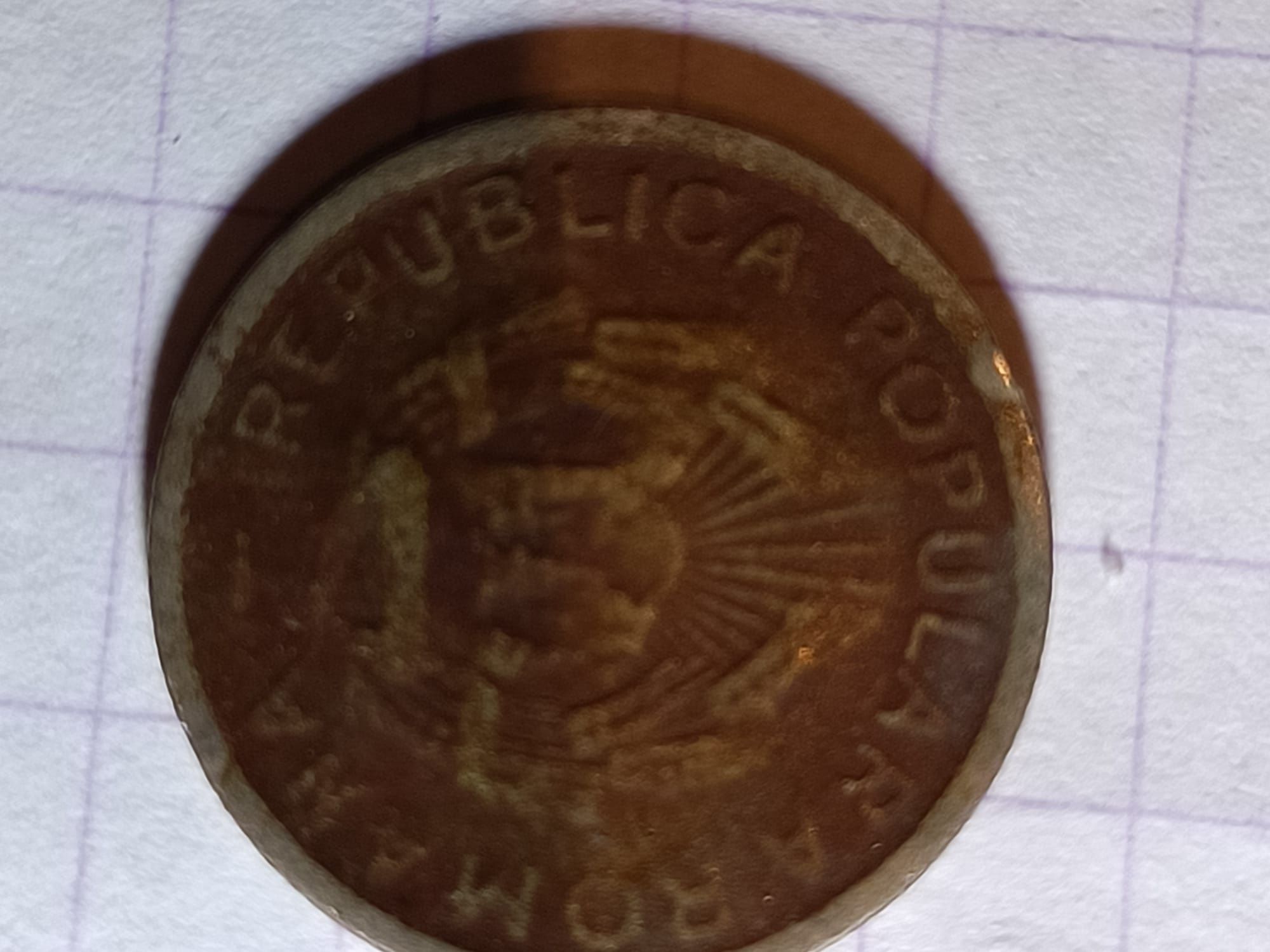 Moneda 10 bani, 1952