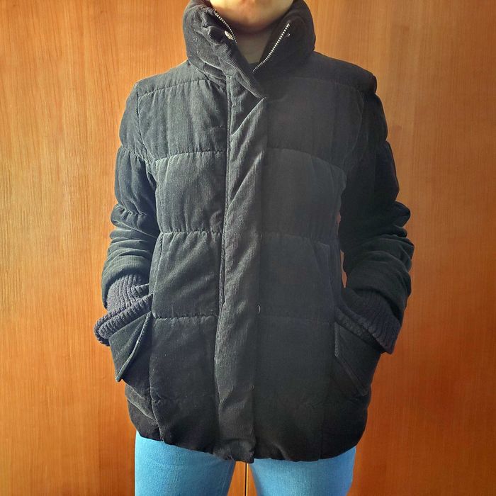 Geaca neagra catifea dama, S