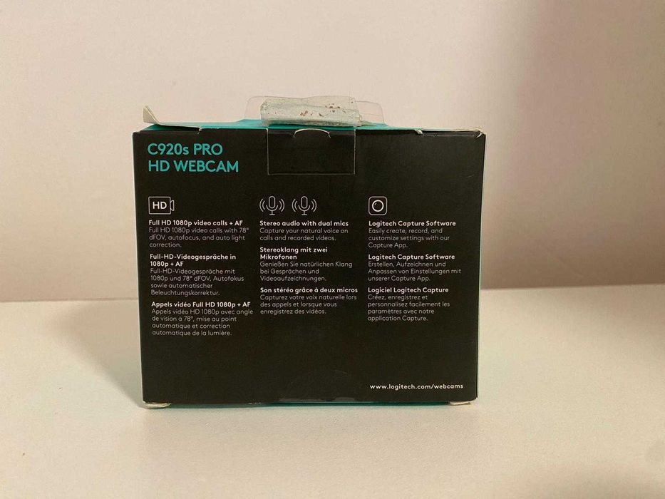 Camera web Logitech C920 Pro, Full HD, Negru