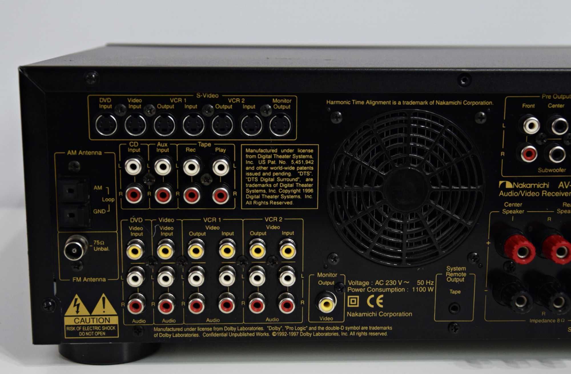 Amplificator 5.1 Nakamichi AV-10, Receiver