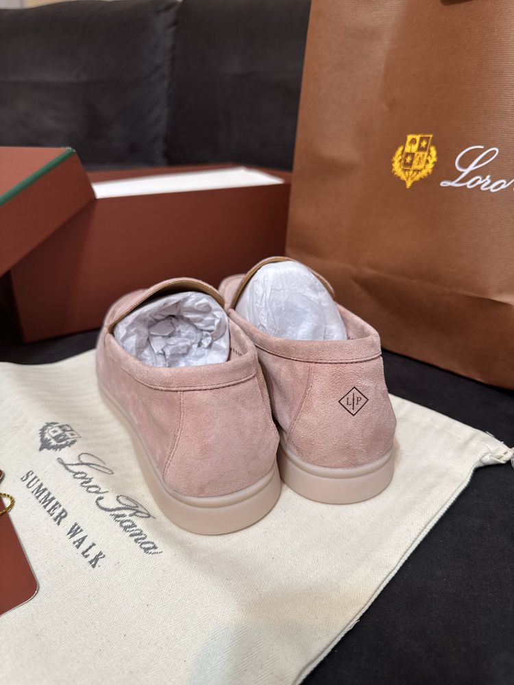Mocasini Loro Summer Walk - size 37,38/piele natur fina/video(Chanel)