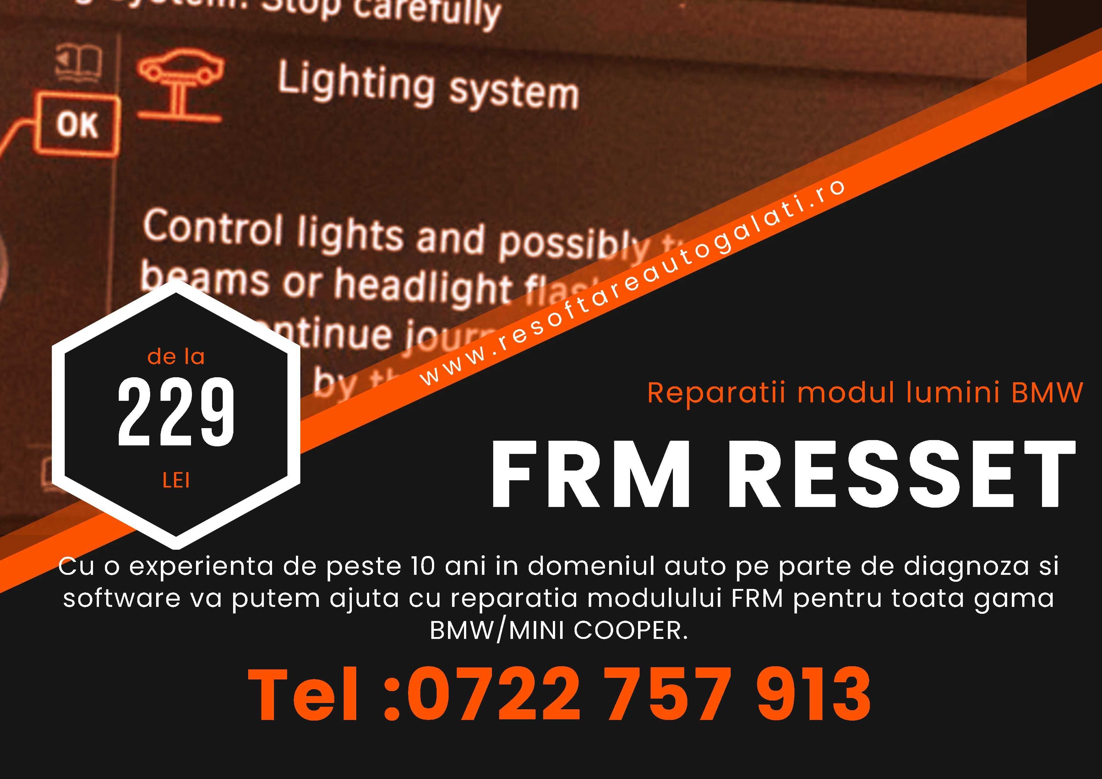 Modul lumini FRM3 BMW/MINI - reparatie/ resoftare