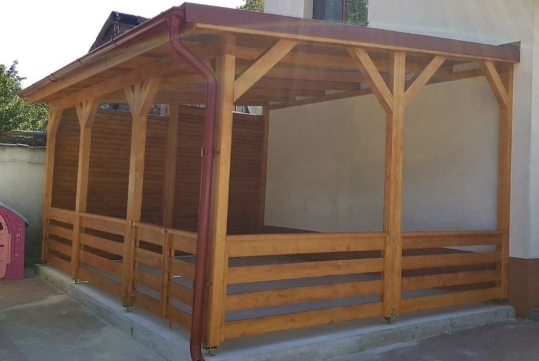 Terase din lemn -foișoare la comanda -pergole modele moderne -leagăne