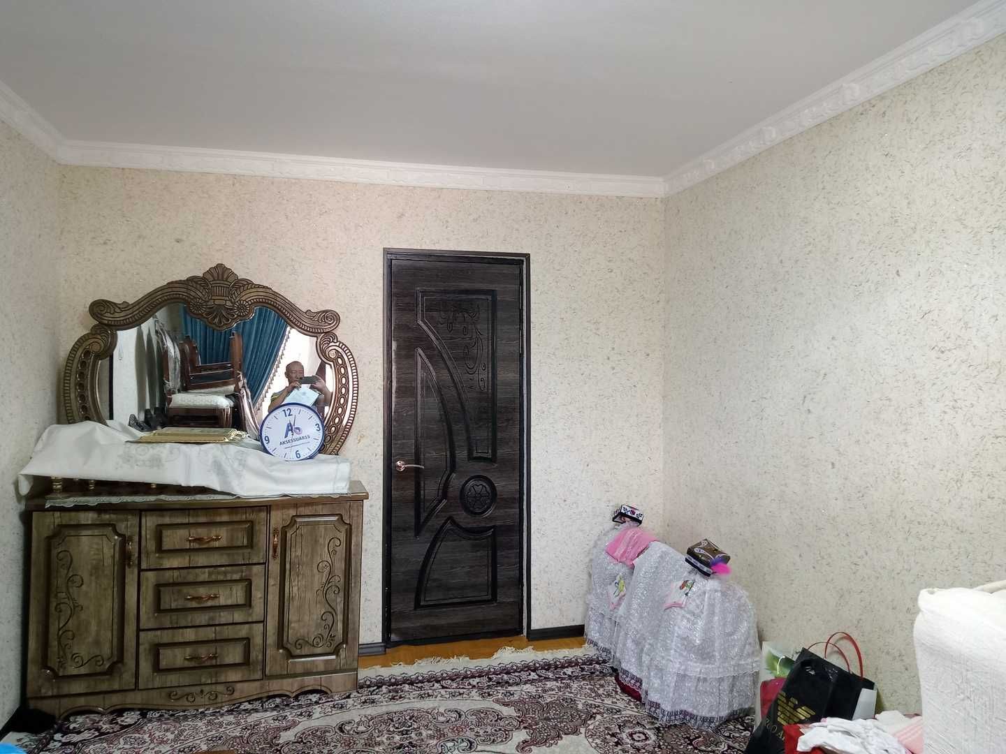 Yu  Дом 3 комнаты, земля 2,5 сотки, Янгихаёт Бинокор, 3км от Ярмарки