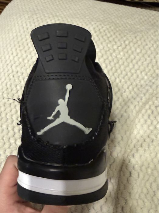 Jordan 4 black canvas