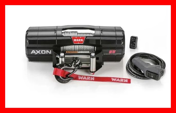 Troliu cabestan aTV Warn winch Axon 55 model nou sufa metalica 2496kg