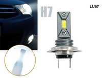Lumini LED H7 12V/24V Becuri auto 6500K 1200LM Chips COB