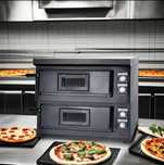 REDUS Cuptor pizza alimentare gaz LPG 4+4 pizza - TRANSPORT INCLUS