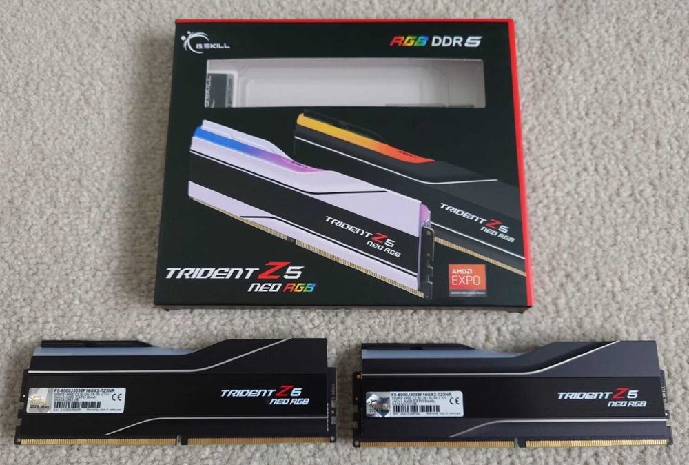 Рам памет  G.SKILL Trident Z5 Neo RGB 32GB (2x16GB) DDR5 6000MHz CL 30