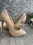 Pantofi dama stiletto Nude din Piele Ecologica Lacuita