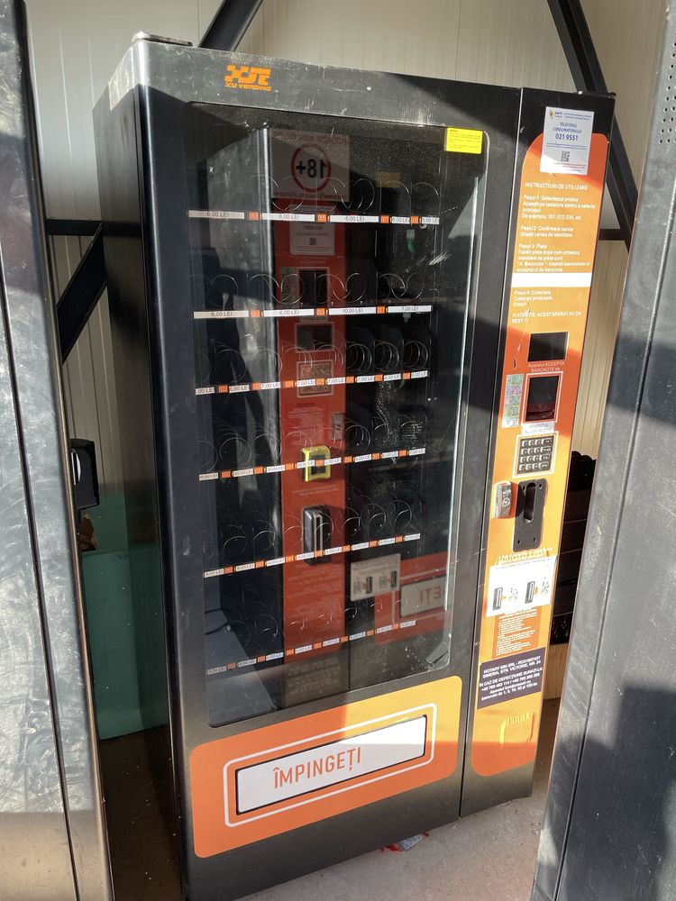 Aparate vanding automat snacks si bauturi