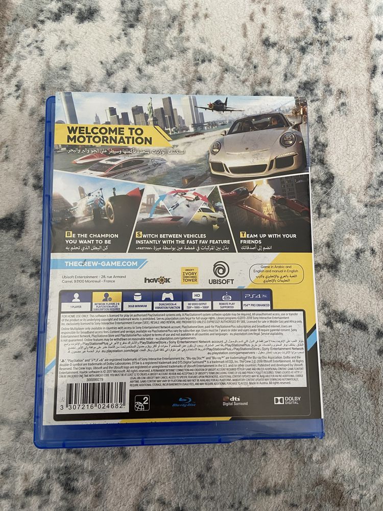 Игра за ps4 The CREW2