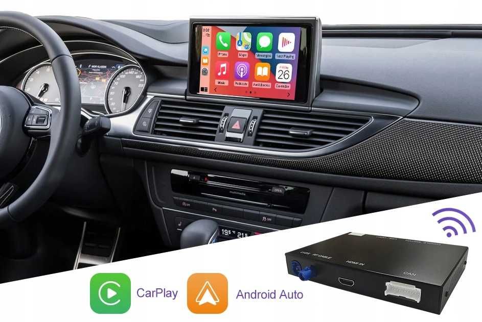 Безжичен Apple Carplay /Android Auto за Audi A6 A7 2010-