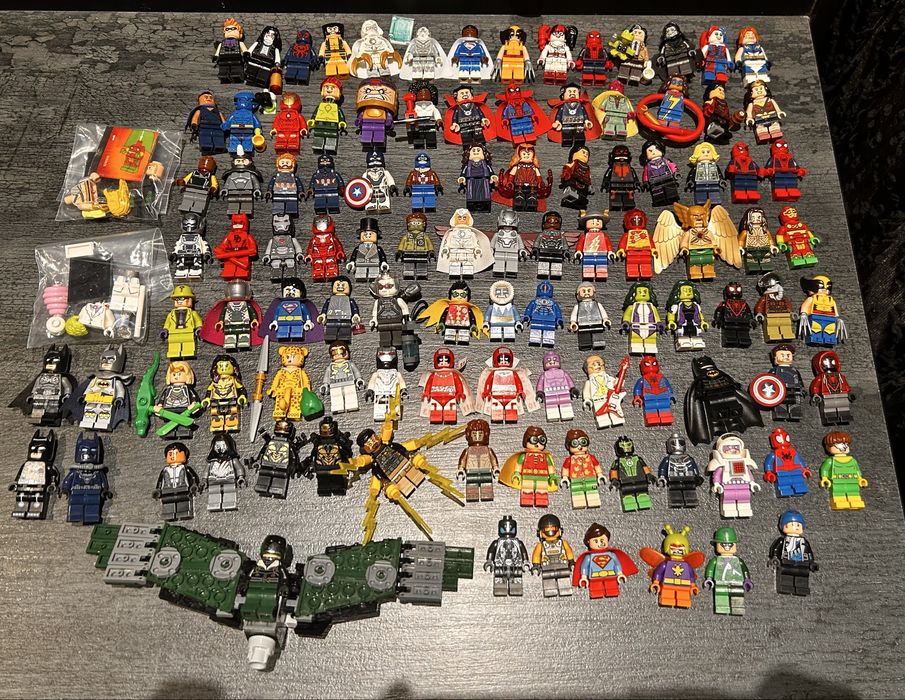 Лего фигурки по марвел и дс