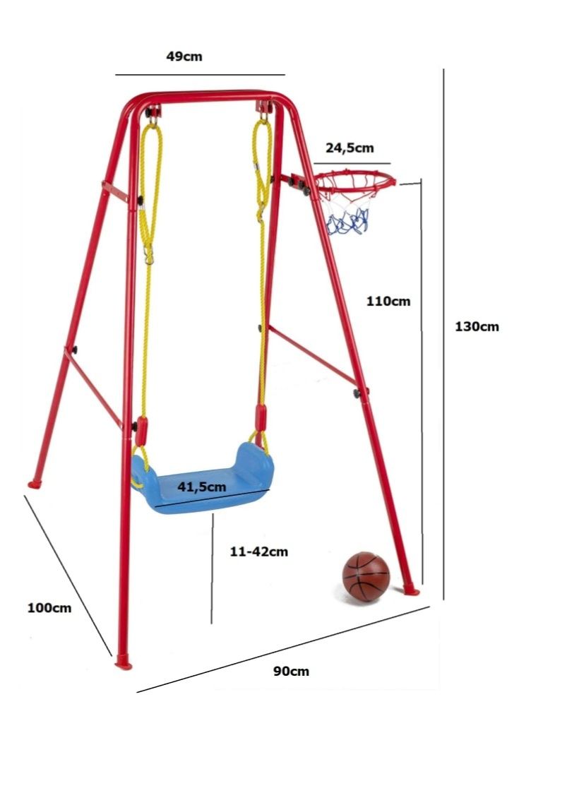 Качела баскетбол шить набор 2в1