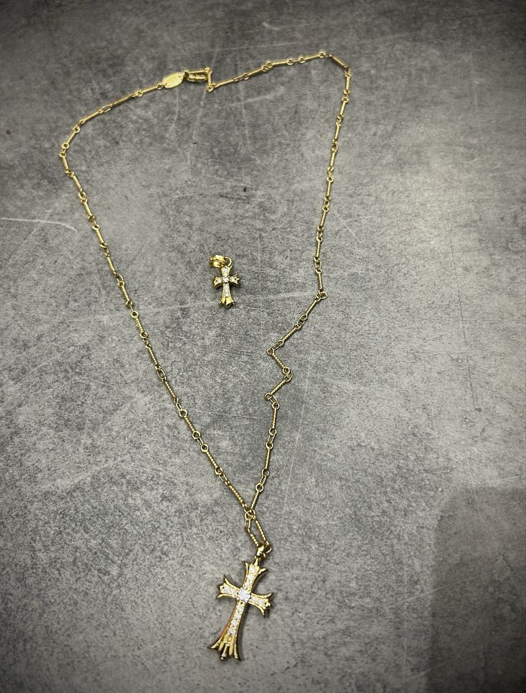 Chrome Hearts позлатен синджир (мъжки)