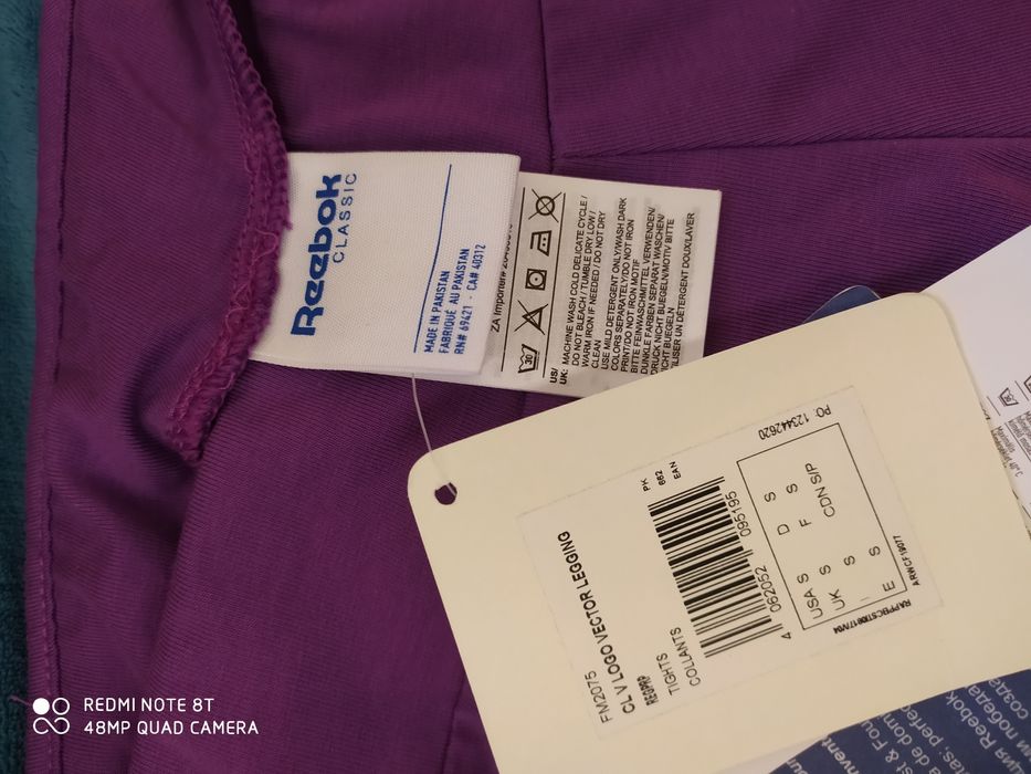 Colanți Fitness sală Reebok noi cu eticheta Damă Originali -S pantalon