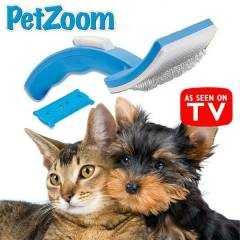 Pet Zoom!Самопочистваща четка,гребен,тример за животни,кучета, котки