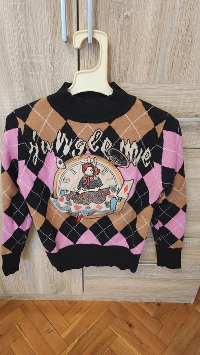 Цветен пуловер размер S