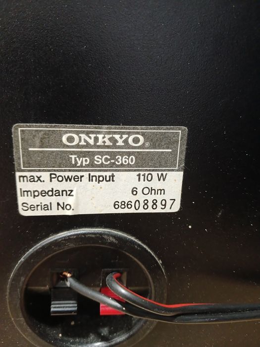 Vând boxe Onkyo SC 360