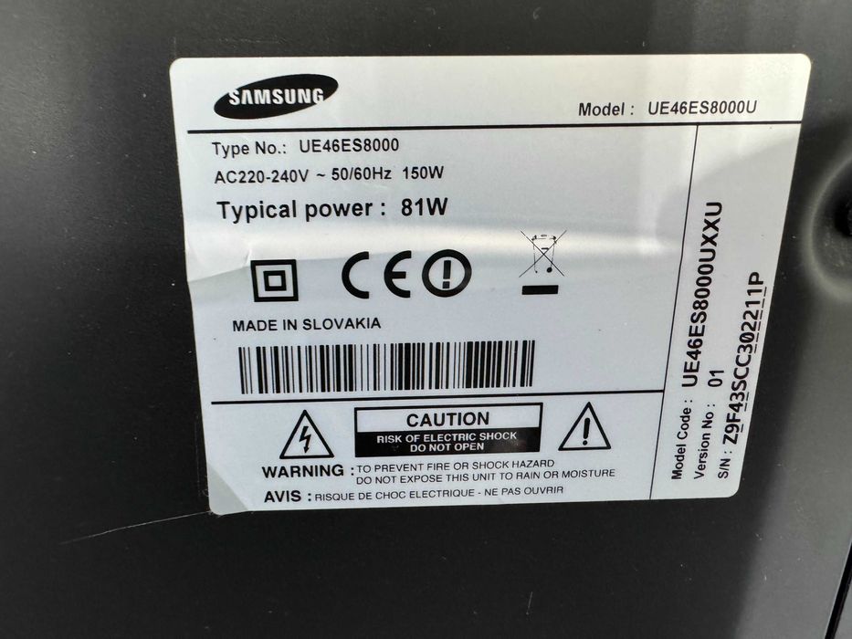 Телевизор - Samsung UE46ES8000 / 46 inch/ smart