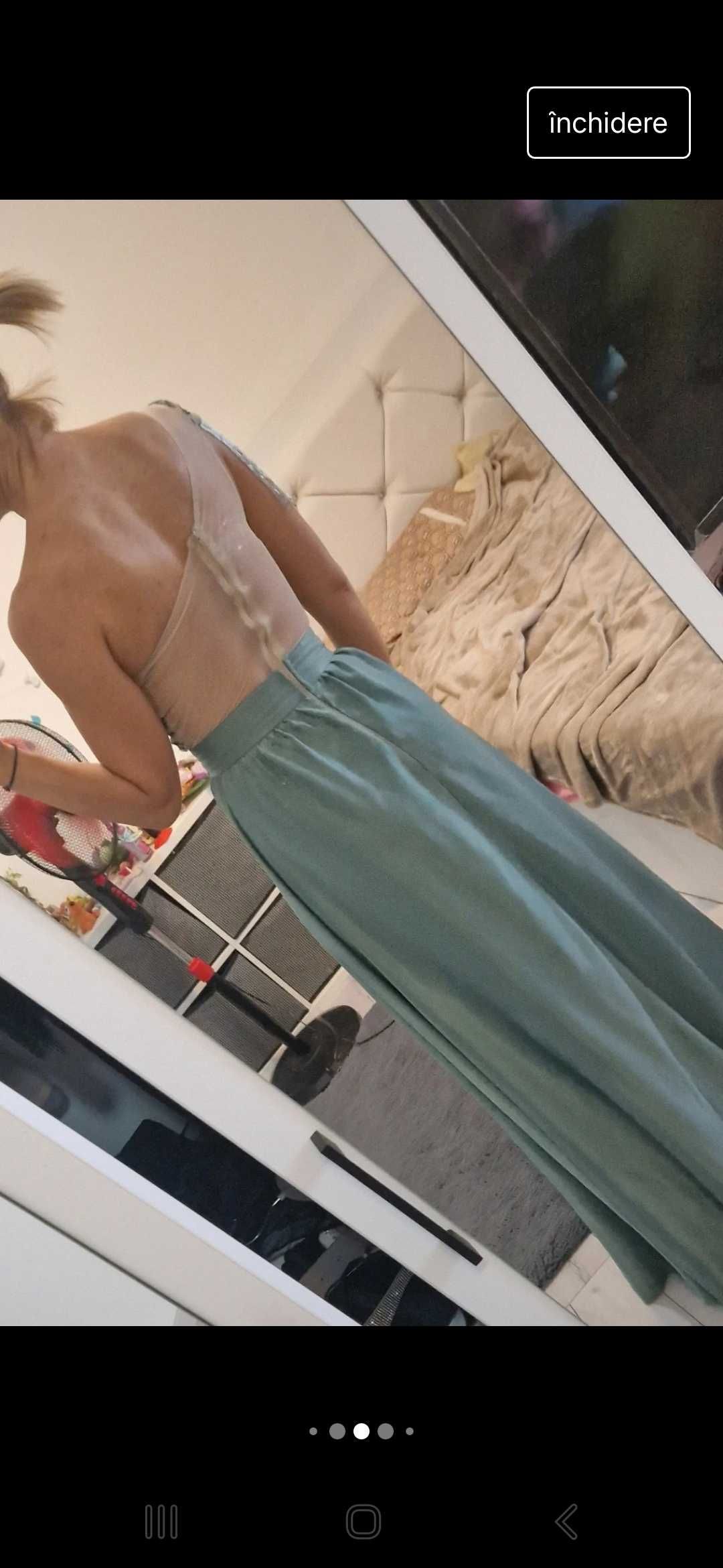 Rochie verde Bby, marimea xs, 34