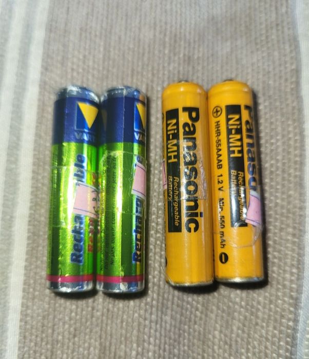 Батарейки ВЕЧНЫЕ, зарядные, ААА, Made in Japan.