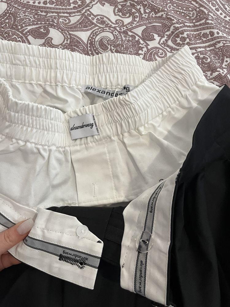 Pantaloni cu boxeri in talie alexander wang