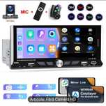 Casetofon 17.53 cm HD Carplay, wireless,android auto.