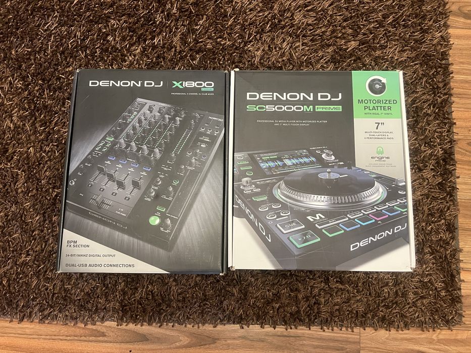 Denon DJ SC5000M Prime + X1800 Prime – Noi desfacute pentru test