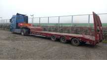 Vand Trailer King 3 Axe/ Rampe hidraulice