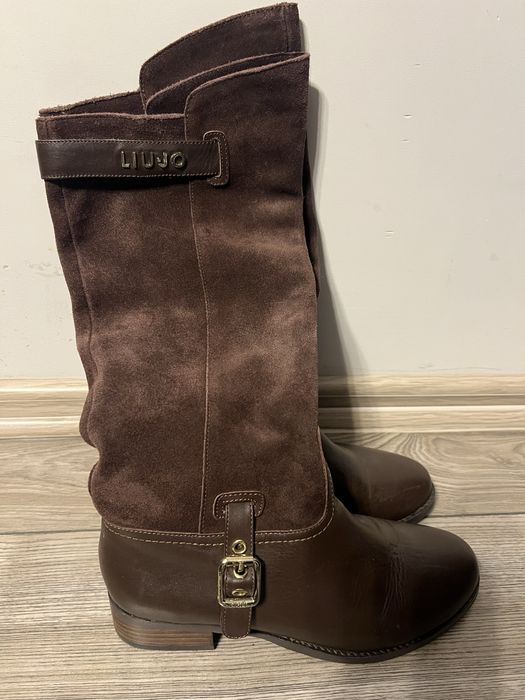 Ботуши LIU.JO кожа и велур