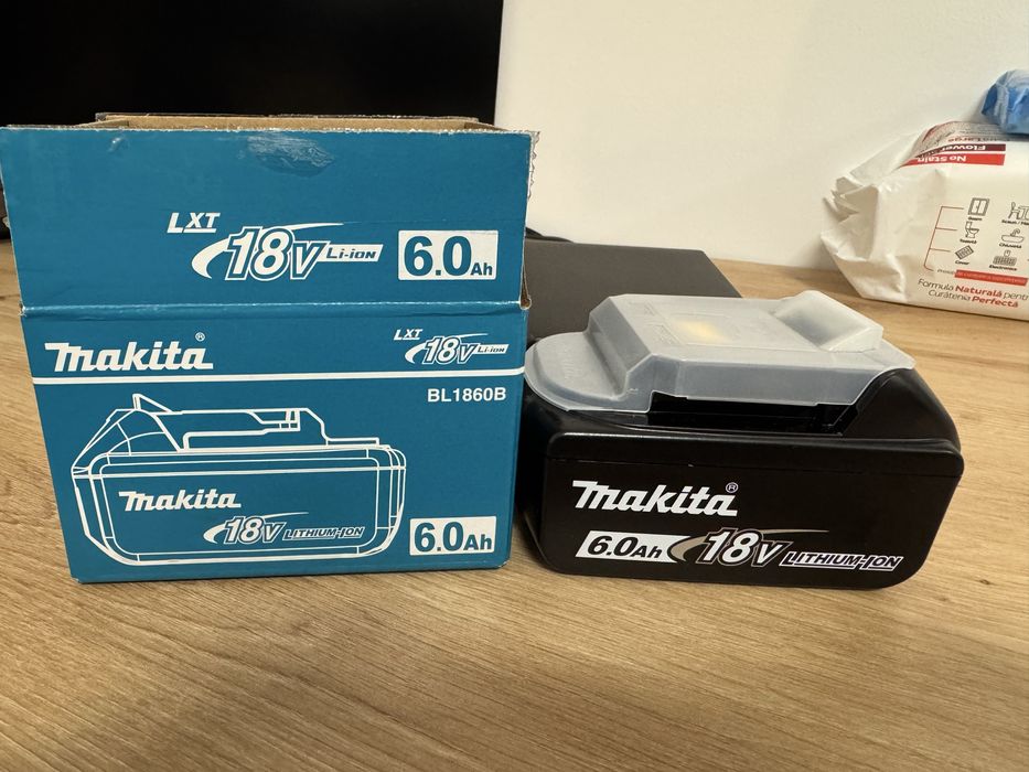Acumulator Baterie Makita 6Ah BL1860B nou! Original!