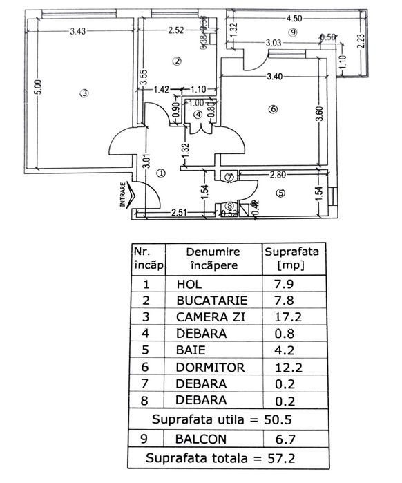 Slobozia - Apartament două camere de vânzare