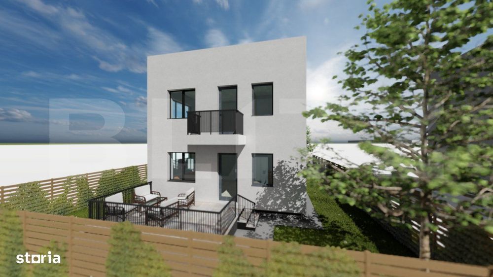 Apartamen 2 camere, 63mp, etaj 1, gradina proprie 73mp, zona Avram Ian