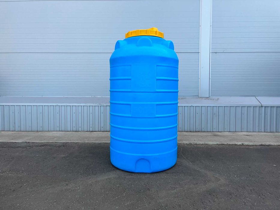 Емкость бак бочка 500 литров вертикальная цилиндрическая с завода