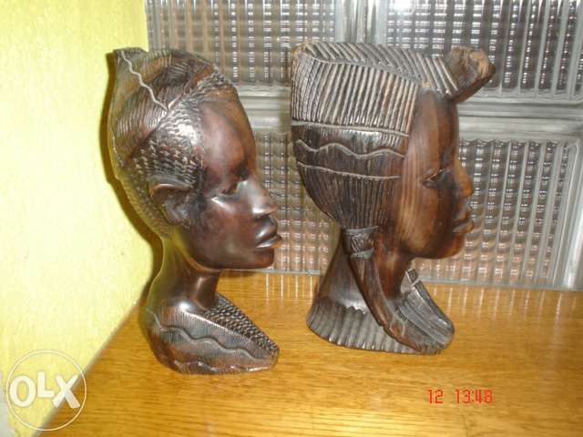 statuete africane din lemn abanos