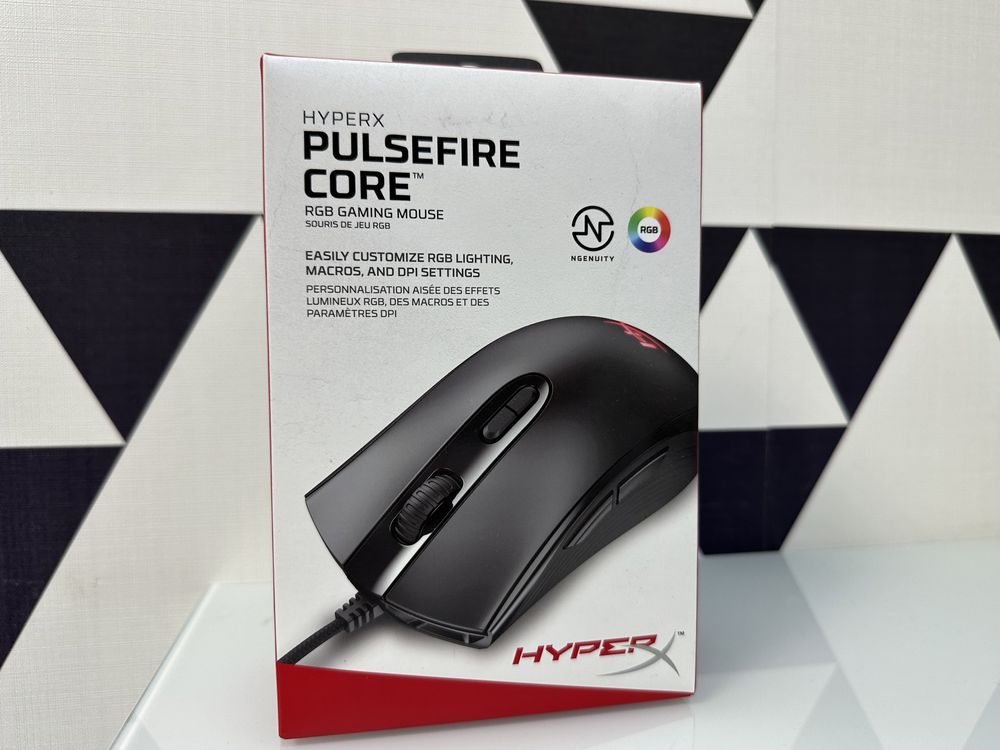 Игровая мышь HyperX pulsefire core RGB (новые) торг уместен