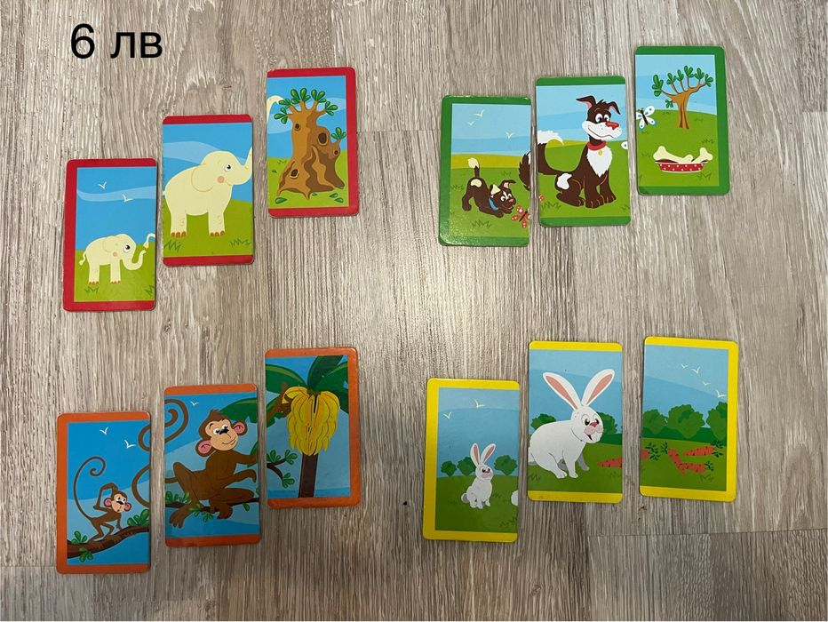 Книжки Весели мечета 6бр в куфарче, образователни карти Клевър бук