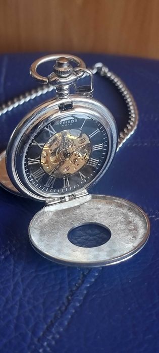 Ceas de buzunar clasic schelet | Akribos XXIV AK609