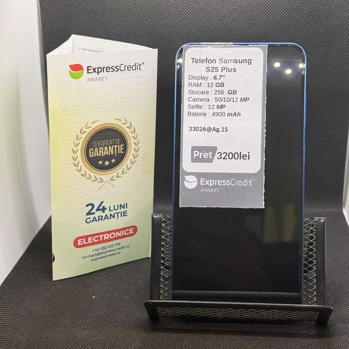 Samsung S25 Plus 12/256GB B33026 *Garantie 2 ani! (AG15)
