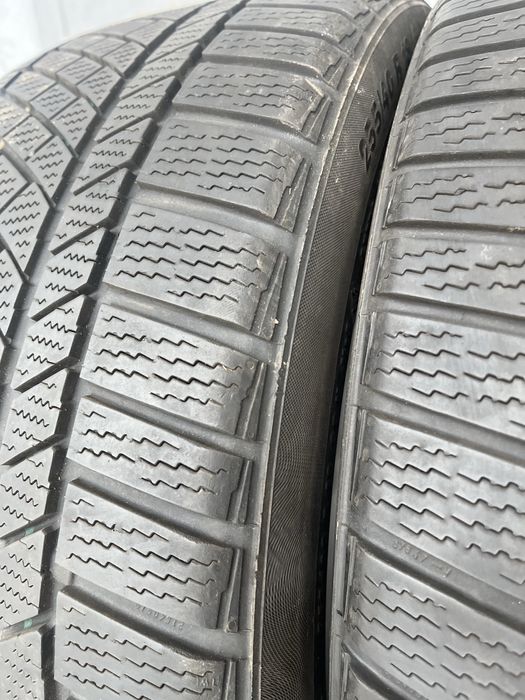 2 бр. зимни гуми 255/40/18 Continental 5/6 mm DOT 4214