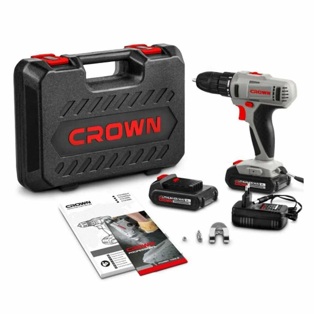 Шуруповерт аккумуляторный CROWN  Shrupavert Bepul Dostavka