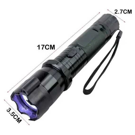 Lanterna LED cu Electrosoc, Camping, 1000KV, 10W, Husa