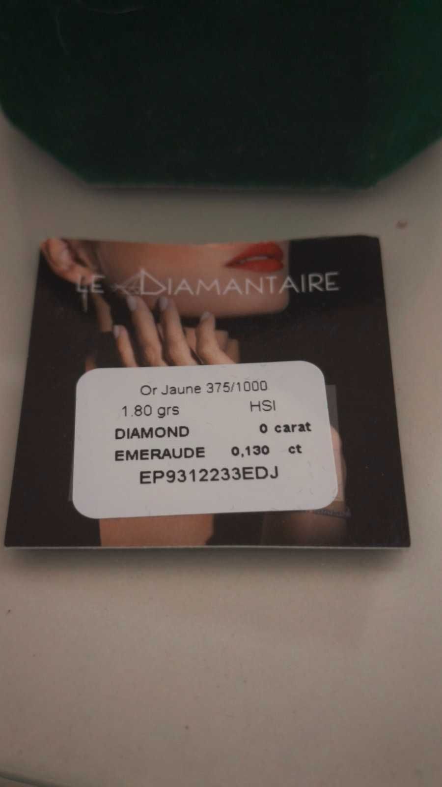 Le Diamanraire обеци със смарагд (емералд)