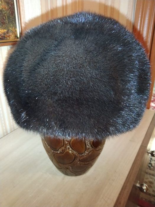 Шапка норковая 15