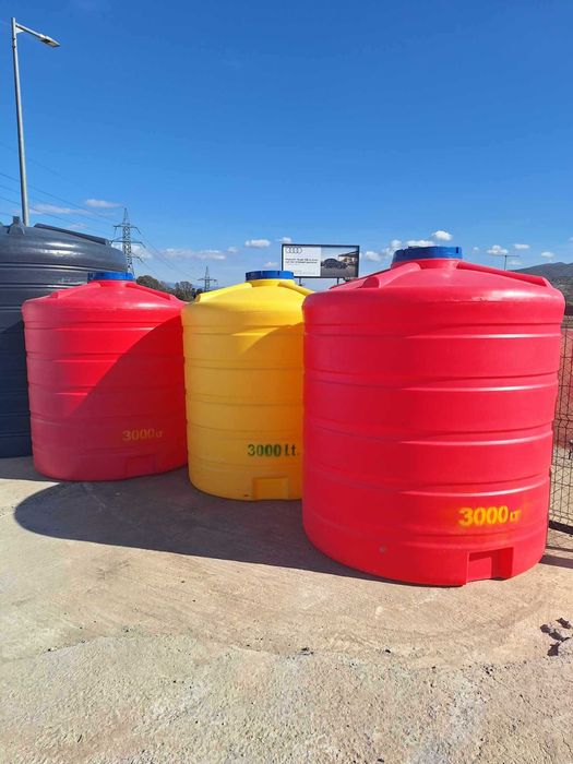 Резервоар 3000 литра – вертикален, подходящ за питейна и дъждовна вода