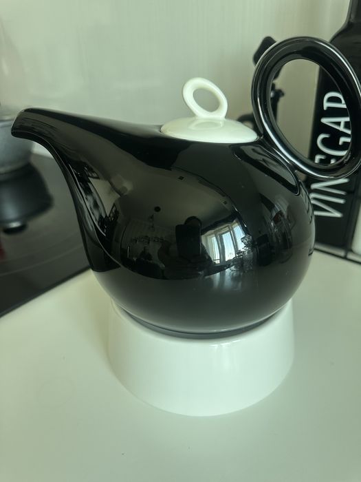 Керамический заварник на подставке-подогреве