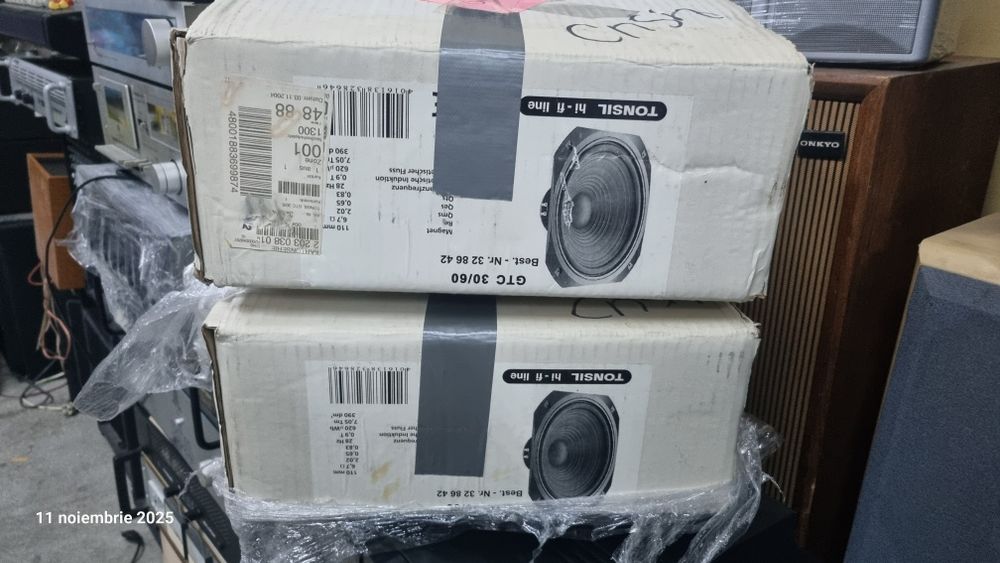 Difuzoare de bas Focal, 20cm,difuzoare  Tonsil 30cm/70w/8 ohmi